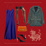 Lunar New Year Outfits With Threads Tights